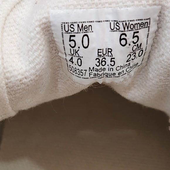 Vans Tweed Woven Multi Colored Sneakers, Women's 6.5 NWOT - Picture 6 of 6